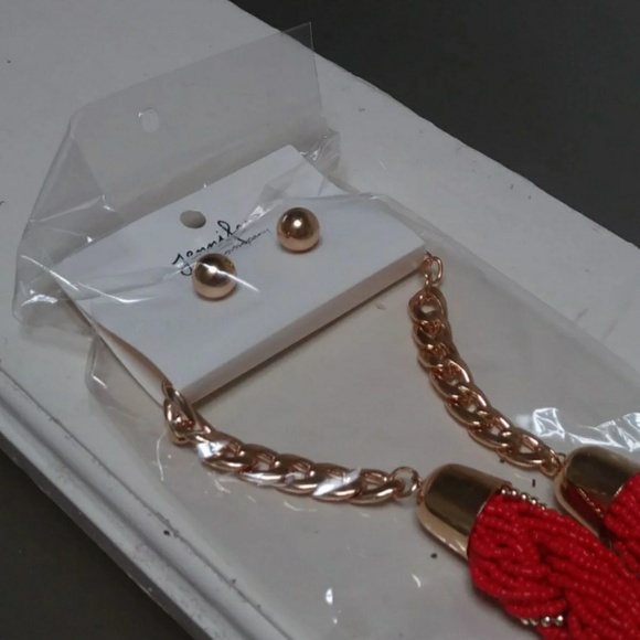 Bead Thread Necklace Set - Picture 3 of 3